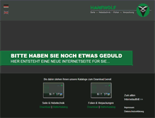 Tablet Screenshot of hanfwolf.de